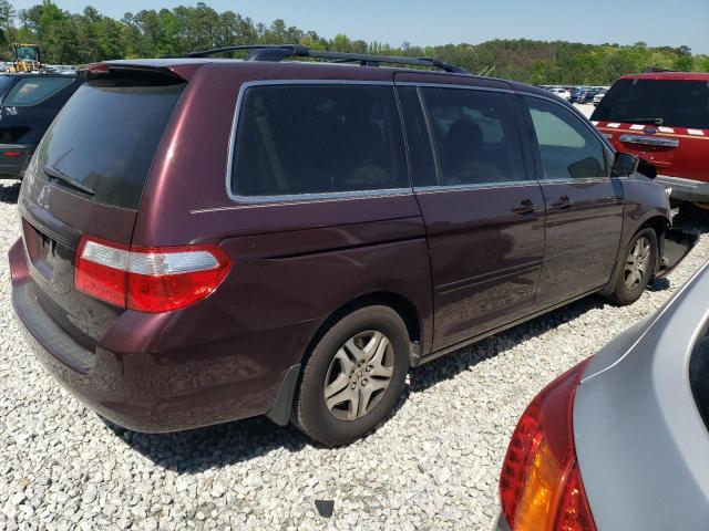 5FNRL38737B080729 - 2007 HONDA ODYSSEY EXL BURGUNDY photo 3