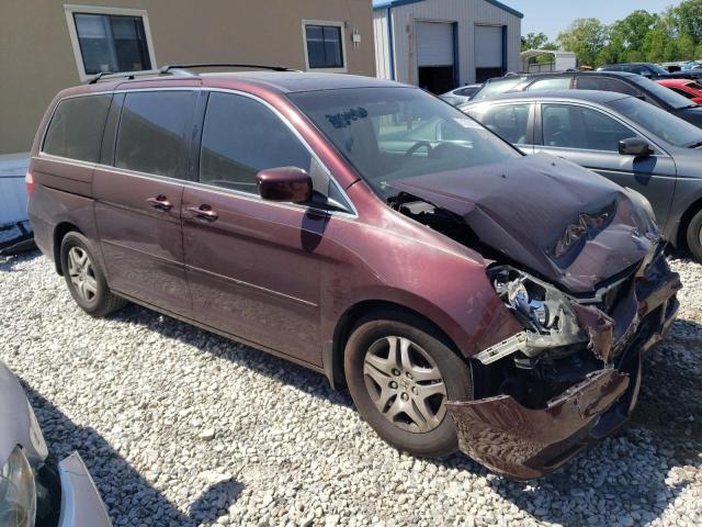 5FNRL38737B080729 - 2007 HONDA ODYSSEY EXL BURGUNDY photo 4