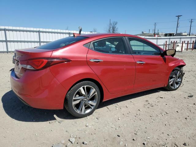 KMHDH4AE1EU159651 - 2014 HYUNDAI ELANTRA SE RED photo 3