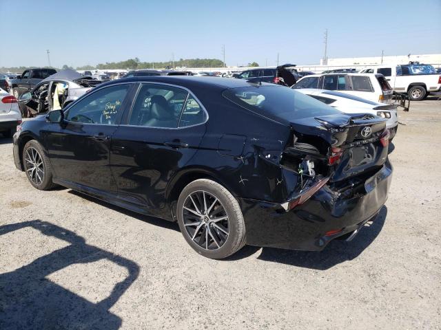 4T1G11AK7PU750902 - 2023 TOYOTA CAMRY SE NIGHT SHADE BLACK photo 2