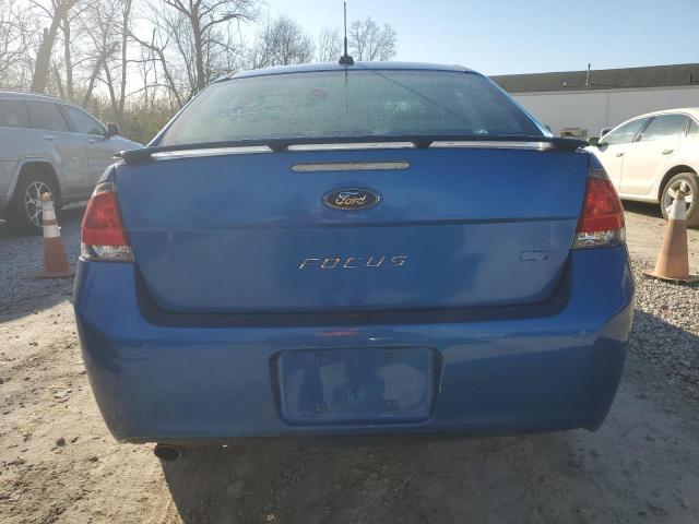 1FAHP3GN7BW161792 - 2011 FORD FOCUS SES BLUE photo 6