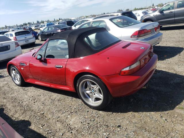 WBSCK934XYLC92238 - 2000 BMW M ROADSTER RED photo 2