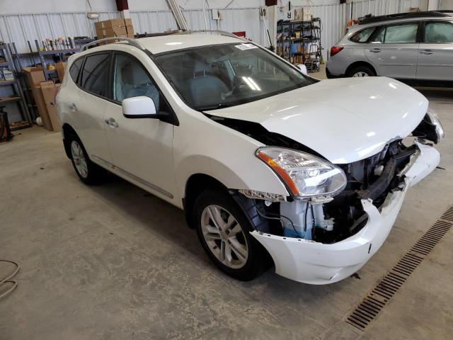 JN8AS5MV2CW397380 - 2012 NISSAN ROGUE S WHITE photo 4