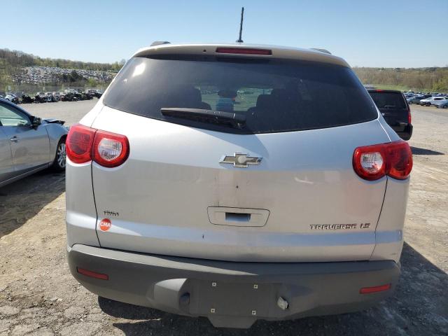 1GNKVFED1CJ331507 - 2012 CHEVROLET TRAVERSE LS SILVER photo 6