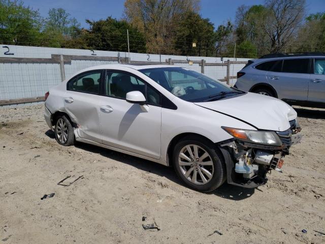 19XFB2F96CE312163 - 2012 HONDA CIVIC EXL თეთრი ფოტო 4