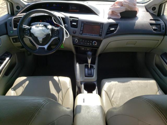 19XFB2F96CE312163 - 2012 HONDA CIVIC EXL თეთრი ფოტო 8