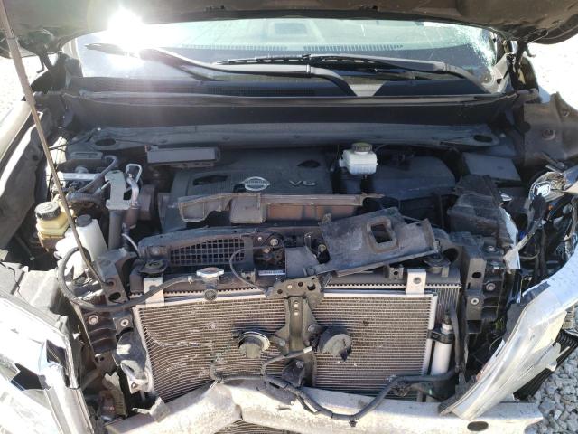 5N1AR2MM7FC711782 - 2015 NISSAN PATHFINDER S GRAY photo 11