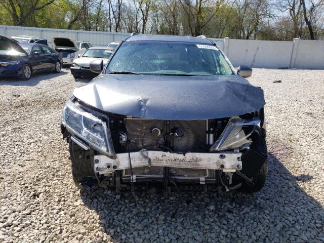 5N1AR2MM7FC711782 - 2015 NISSAN PATHFINDER S GRAY photo 5