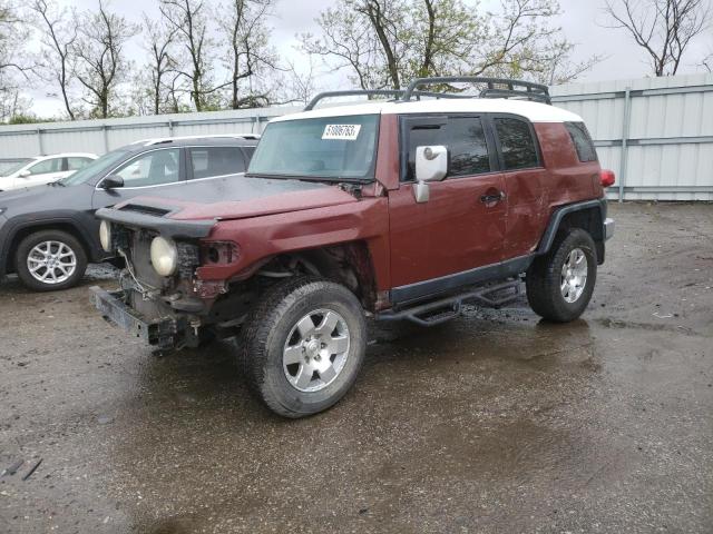 JTEZU11F280019919 - 2008 TOYOTA FJ CRUISER RED photo 1