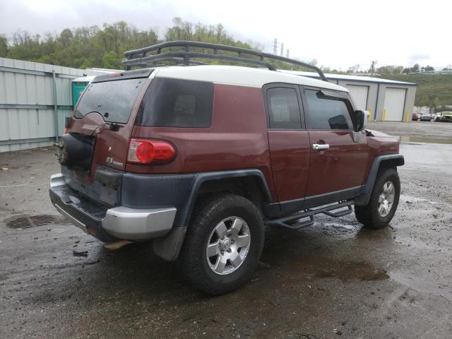 JTEZU11F280019919 - 2008 TOYOTA FJ CRUISER RED photo 3