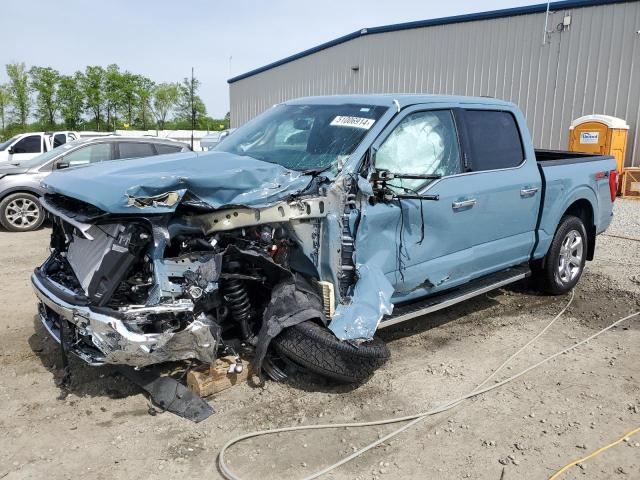 1FTFW1E88PKF52034 - 2023 FORD F150 SUPERCREW BLUE photo 1