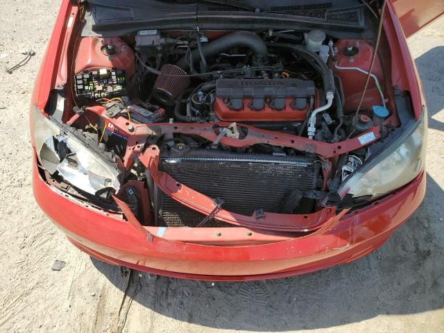 1HGEM21564L005399 - 2004 HONDA CIVIC LX RED photo 11