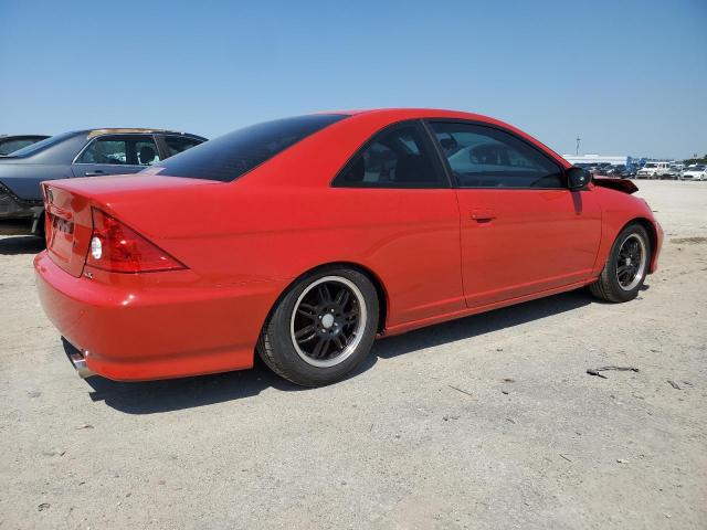 1HGEM21564L005399 - 2004 HONDA CIVIC LX RED photo 3