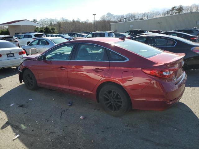 5NPE24AF6FH244385 - 2015 HYUNDAI SONATA SE RED photo 2