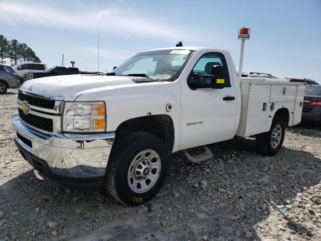 1GB3CZCG8DF228210 - 2013 CHEVROLET SILVERADO C3500 WHITE photo 1