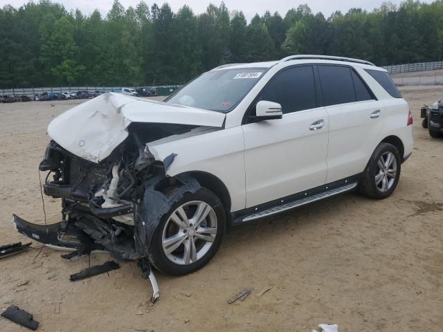 4JGDA5HB2DA210516 - 2013 MERCEDES-BENZ ML 350 4MATIC WHITE photo 1