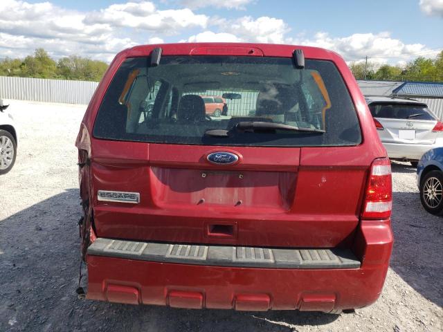 1FMCU0C72BKB52102 - 2011 FORD ESCAPE XLS RED photo 6