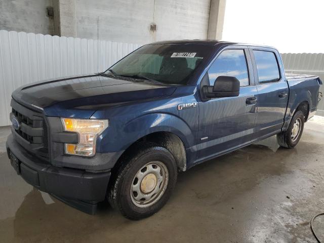 1FTEW1CP0HKE53361 - 2017 FORD F150 SUPERCREW BLUE photo 1
