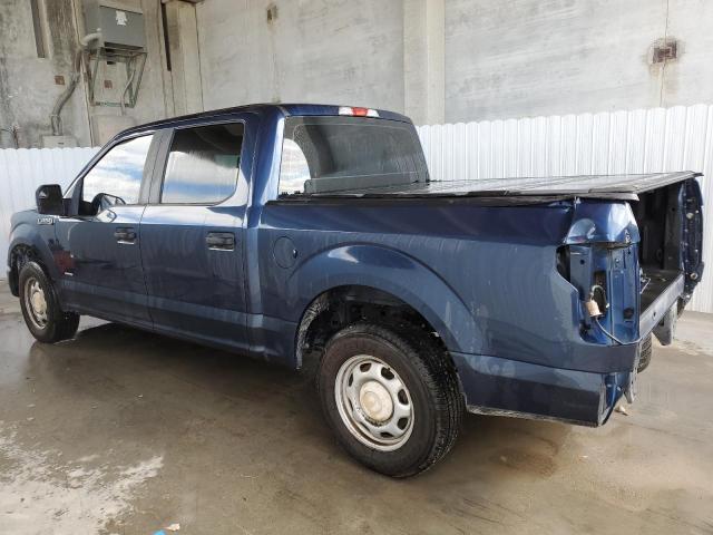 1FTEW1CP0HKE53361 - 2017 FORD F150 SUPERCREW BLUE photo 2