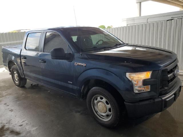 1FTEW1CP0HKE53361 - 2017 FORD F150 SUPERCREW BLUE photo 4