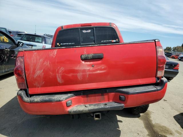 5TEJU62N87Z398556 - 2007 TOYOTA TACOMA DOUBLE CAB PRERUNNER RED photo 6