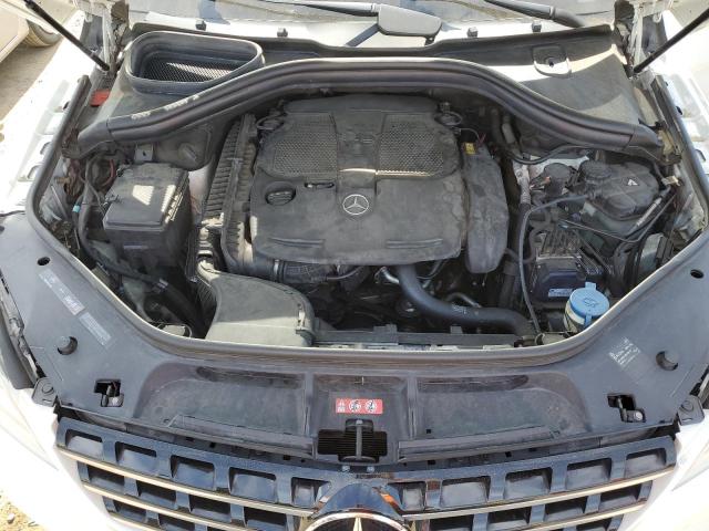4JGDA5HB2CA002098 - 2012 MERCEDES-BENZ ML 350 4MATIC WHITE photo 11