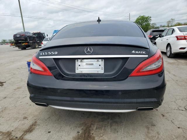 WDDLJ9BB0EA117243 - 2014 MERCEDES-BENZ CLS 550 4MATIC BLACK photo 6