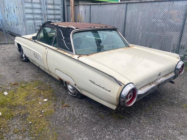 3Y87Z114735 - 1963 FORD T BIRD YELLOW photo 3