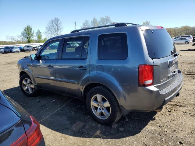 5FNYF4H68BB035438 - 2011 HONDA PILOT EXL GRAY photo 2