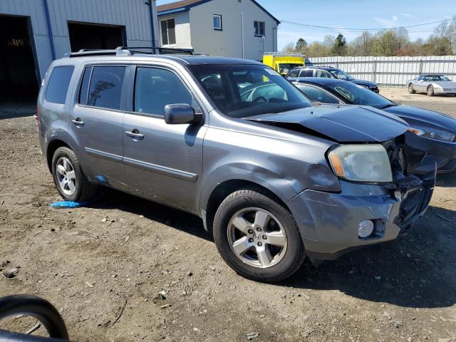 5FNYF4H68BB035438 - 2011 HONDA PILOT EXL GRAY photo 4