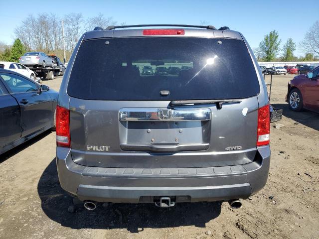 5FNYF4H68BB035438 - 2011 HONDA PILOT EXL GRAY photo 6