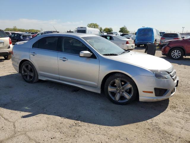 3FAHP0KC0BR124803 - 2011 FORD FUSION SPORT SILVER photo 4