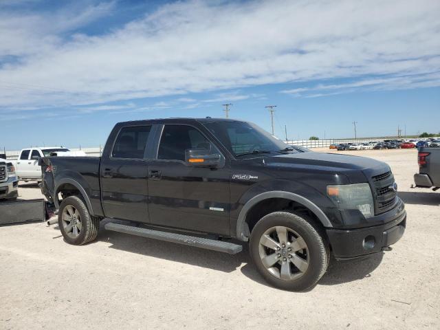 1FTFW1ET4DKG46346 - 2013 FORD F150 SUPERCREW BLACK photo 4