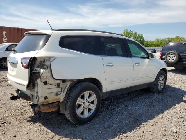 1GNKRHKD9EJ145673 - 2014 CHEVROLET TRAVERSE LT WHITE photo 3