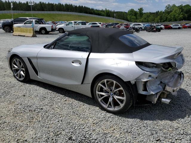 WBAHF3C02LWW73627 - 2020 BMW Z4 SDRIVE30I SILVER photo 2