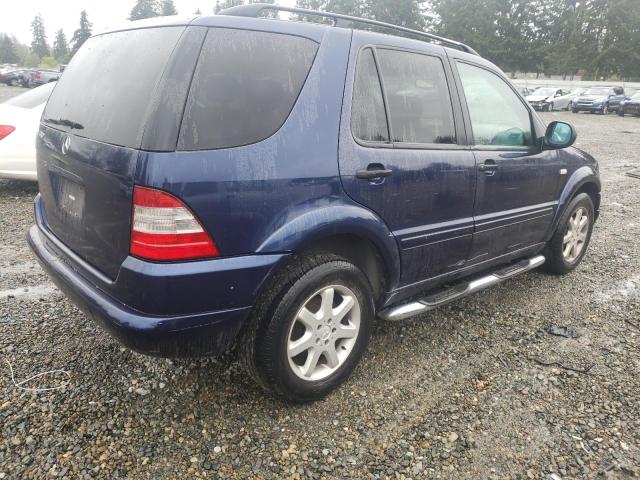 4JGAB72E5XA100966 - 1999 MERCEDES-BENZ ML 430 BLUE photo 3