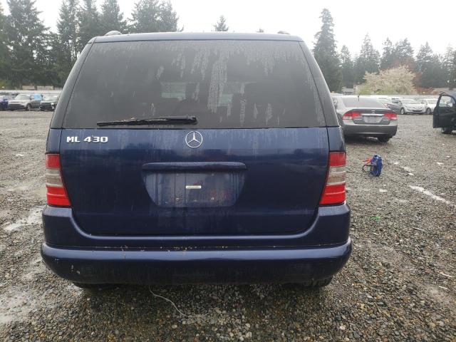 4JGAB72E5XA100966 - 1999 MERCEDES-BENZ ML 430 BLUE photo 6