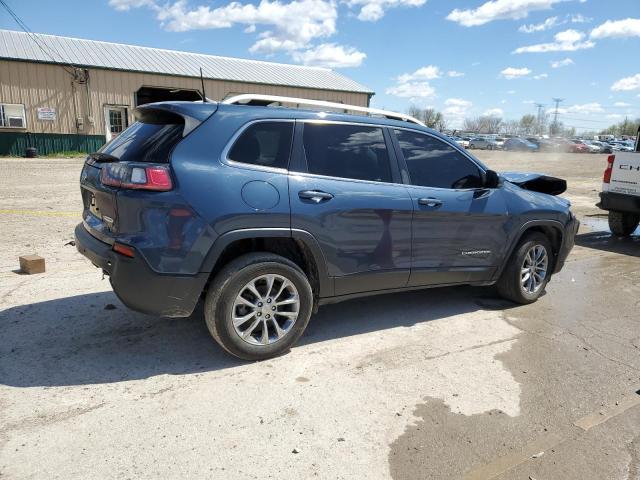 1C4PJLLB2MD144383 - 2021 JEEP CHEROKEE LATITUDE PLUS BLUE photo 3