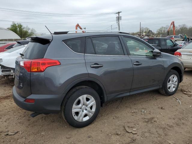 JTMBFREV8FD140198 - 2015 TOYOTA RAV4 LE GRAY photo 3