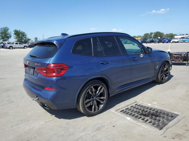 5UXTS3C56J0Y94232 - 2018 BMW X3 XDRIVEM40I Синий фото 3