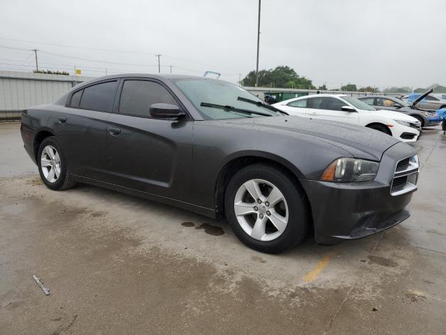 2C3CDXBG4DH660343 - 2013 DODGE CHARGER SE GRAY photo 4