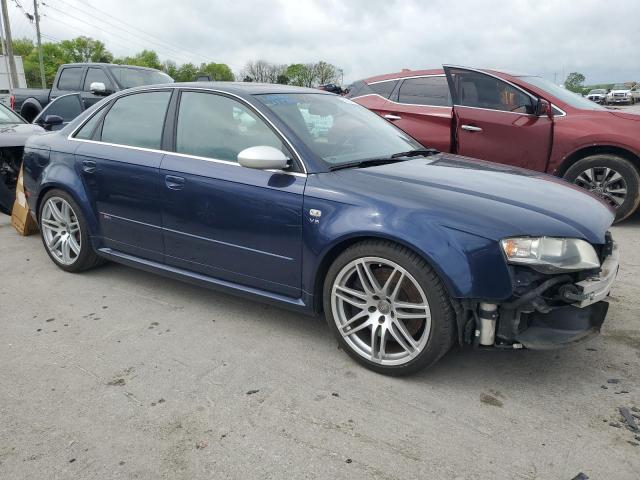 WUARU78E17N900006 - 2007 AUDI RS4 QUATTRO BLUE photo 4