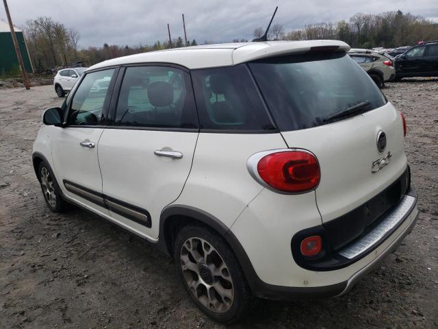 ZFBCFADH8EZ008628 - 2014 FIAT 500L TREKKING WHITE photo 2