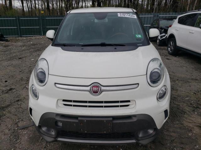 ZFBCFADH8EZ008628 - 2014 FIAT 500L TREKKING WHITE photo 5