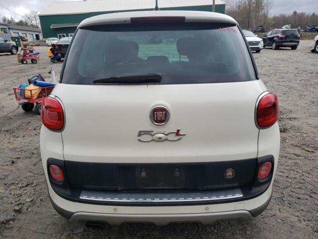 ZFBCFADH8EZ008628 - 2014 FIAT 500L TREKKING WHITE photo 6