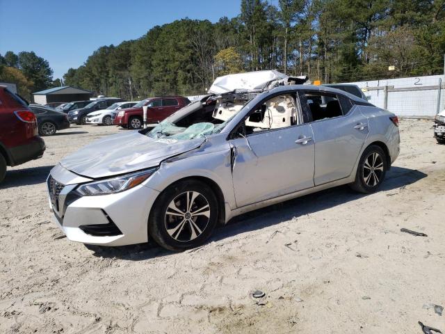 3N1AB8CV6LY212855 - 2020 NISSAN SENTRA SV SILVER photo 1