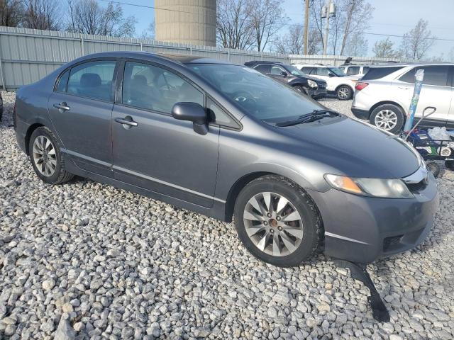19XFA1F90AE021751 - 2010 HONDA CIVIC EXL ნაცრისფერი ფოტო 4