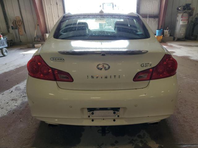 JN1CV6AR9DM355085 - 2013 INFINITI G37 WHITE photo 6