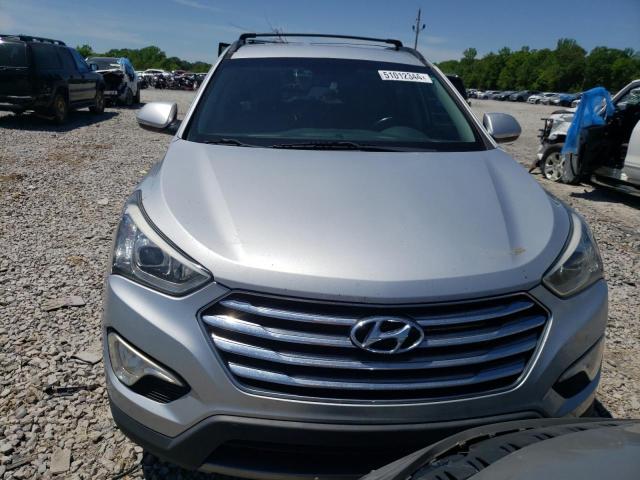 KM8SN4HF3EU066242 - 2014 HYUNDAI SANTA FE GLS SILVER photo 5