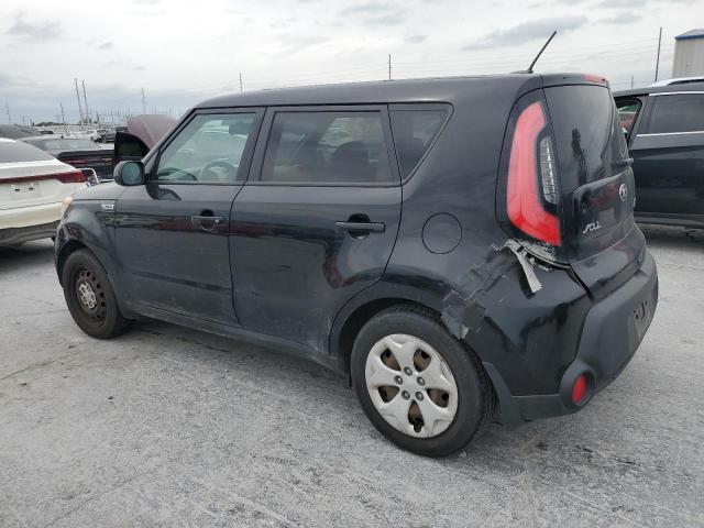 KNDJN2A28F7152576 - 2015 KIA SOUL BLACK photo 2